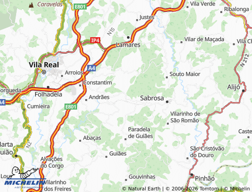 Mapa MICHELIN Antas - ViaMichelin
