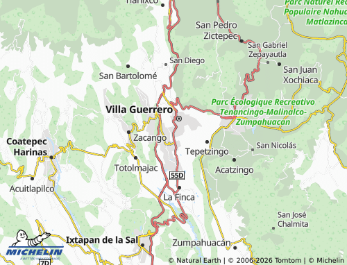 Mapa MICHELIN San Francisco - ViaMichelin