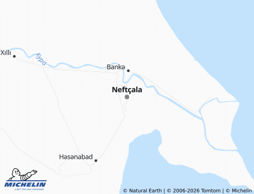 MICHELIN-Landkarte Neftçala - ViaMichelin