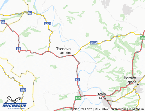 Carte MICHELIN Tsenovo - ViaMichelin