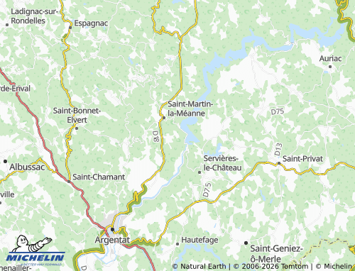 MICHELIN Lavastroux map - ViaMichelin