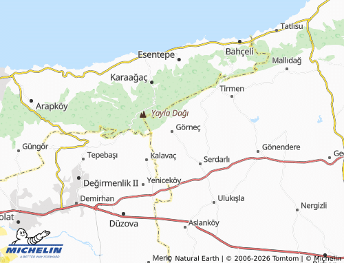 Mapa MICHELIN Görneç - ViaMichelin