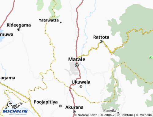 Mappa MICHELIN Mandandawela - ViaMichelin