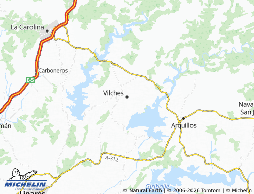 MICHELIN-Landkarte Vilches - ViaMichelin