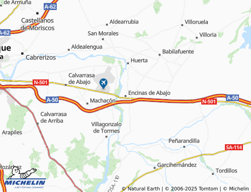 MICHELIN-Landkarte Encinas de Abajo - ViaMichelin