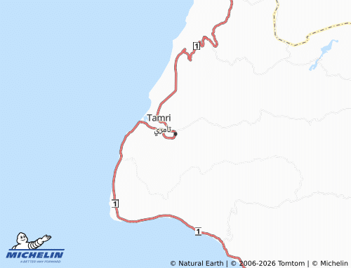 MICHELIN Tamri map - ViaMichelin
