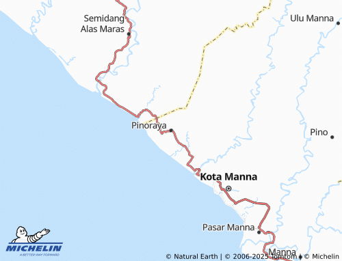 MICHELIN Pinoraya map - ViaMichelin