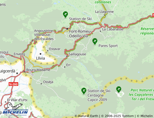 MICHELIN Llo map - ViaMichelin