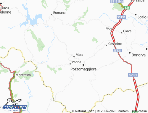 Mapa MICHELIN Mara - ViaMichelin