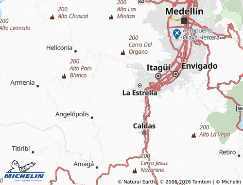 Carte MICHELIN Tierra Amarilla - ViaMichelin