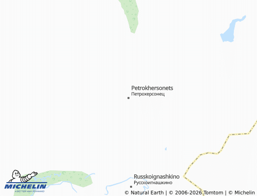 MICHELIN-Landkarte Petrokhersonets - ViaMichelin