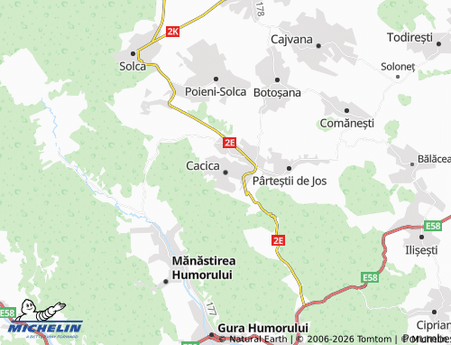 Mappa MICHELIN Cacica - ViaMichelin