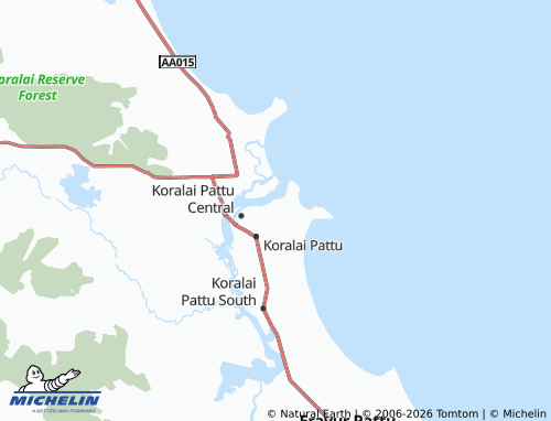 Mappa MICHELIN Peththalai - ViaMichelin