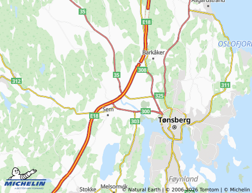 Kaart MICHELIN Ås - ViaMichelin