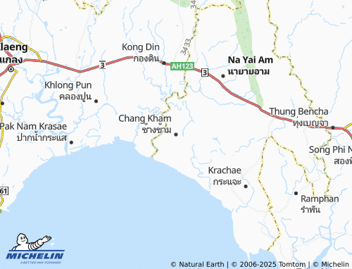 MICHELIN Chang Kham map - ViaMichelin