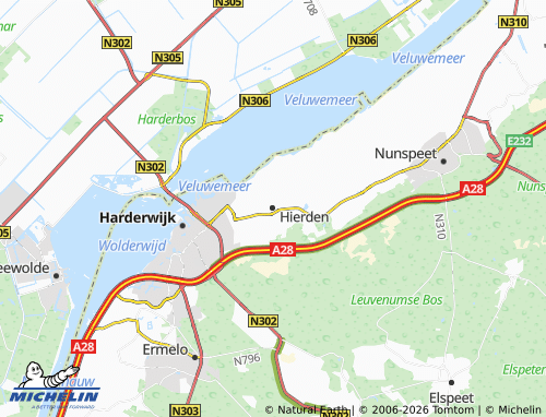 Carte MICHELIN Hierden - ViaMichelin