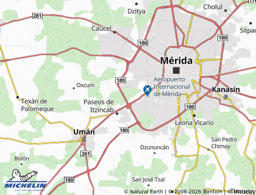 Mappa MICHELIN Diamante Paseos de Opichén - ViaMichelin