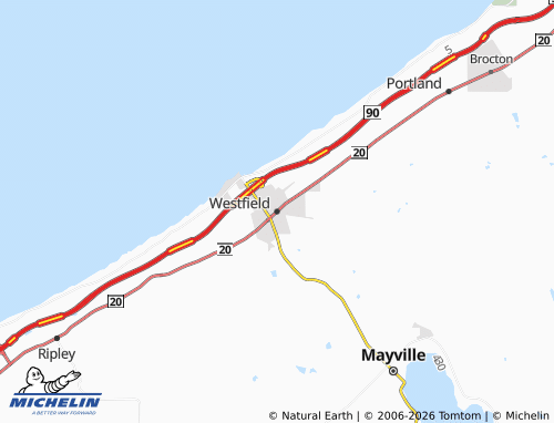 Mapa MICHELIN Westfield - ViaMichelin