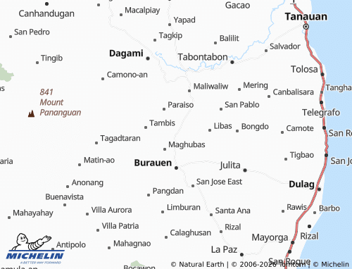 MICHELIN Kalipayan map - ViaMichelin