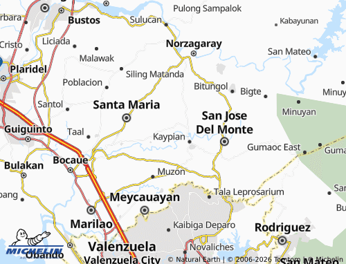 MICHELIN Sapang Palay map - ViaMichelin