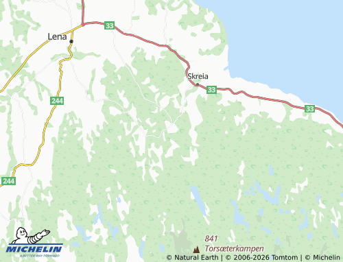 MICHELIN-Landkarte Stange - ViaMichelin