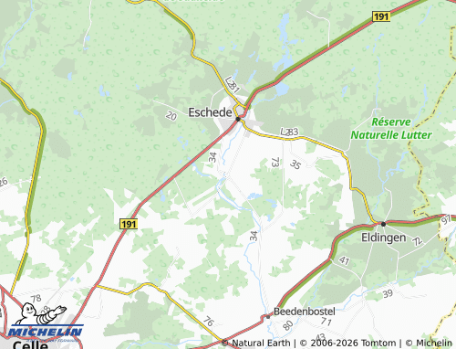 MICHELIN Habighorst map - ViaMichelin