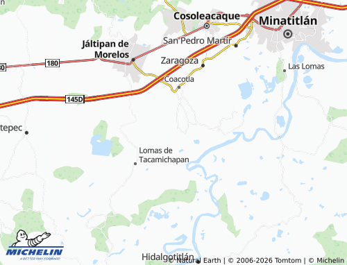 Mapa MICHELIN Ojo de Agua - ViaMichelin