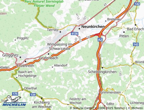 MICHELIN-Landkarte Straßhof - ViaMichelin