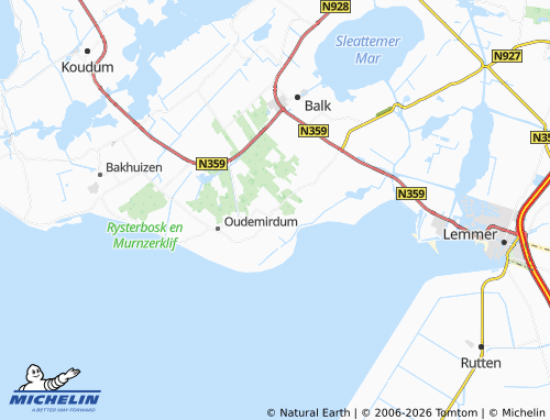 Mapa MICHELIN Nijemirdum - ViaMichelin