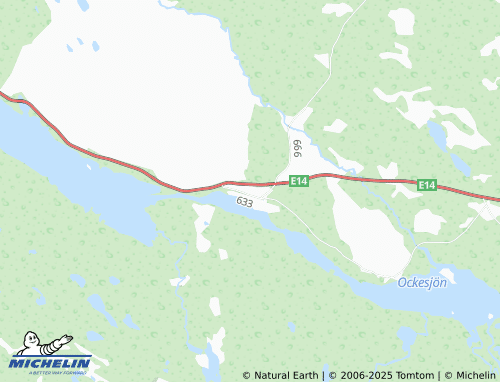 MICHELIN Mörsil map - ViaMichelin