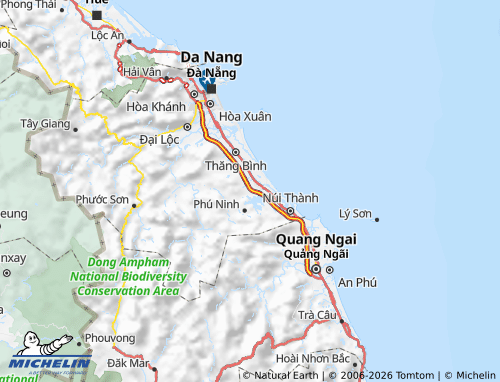 Mapa MICHELIN Phú Ninh - ViaMichelin