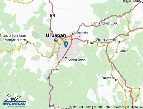 MICHELIN Las Casuarinas map - ViaMichelin