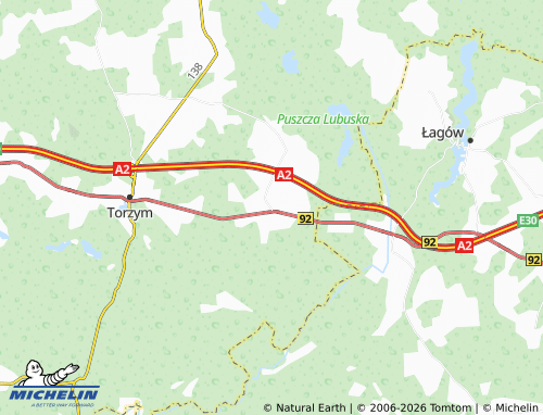 Carte MICHELIN Koryta - ViaMichelin