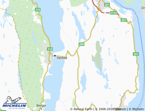 MICHELIN Klokkarstua map - ViaMichelin