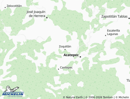 Carte MICHELIN Zoquitlán - ViaMichelin