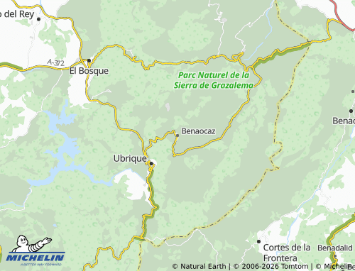 Mappa MICHELIN Benaocaz - ViaMichelin