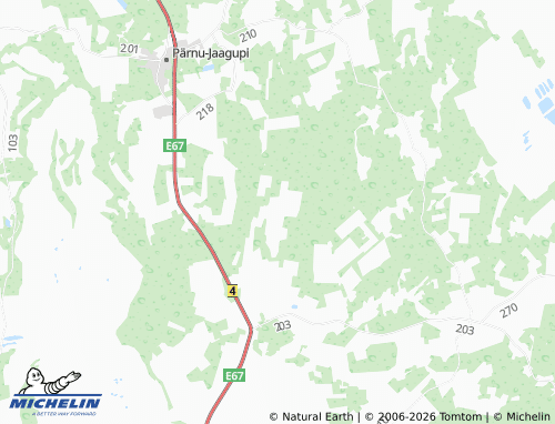 MICHELIN Eavere map - ViaMichelin