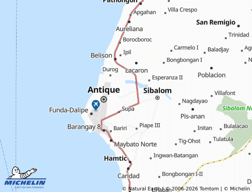 MICHELIN Egana map - ViaMichelin