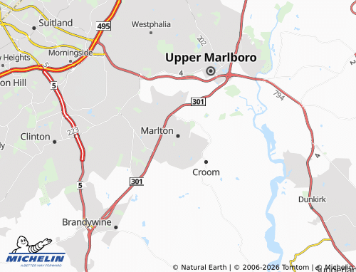 Kaart MICHELIN Marlton - ViaMichelin