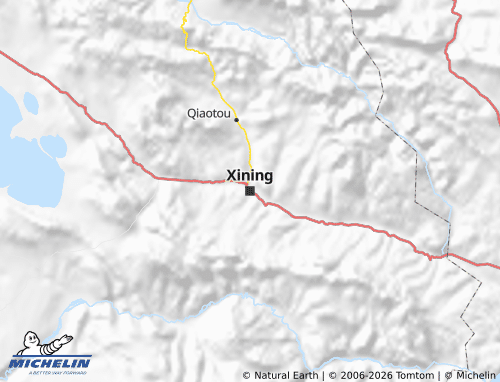 Kaart MICHELIN Qīnghǎi - ViaMichelin