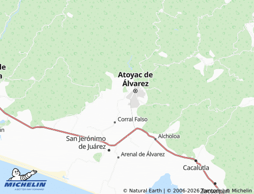 Mappa MICHELIN Colonia Las Palmeras - ViaMichelin