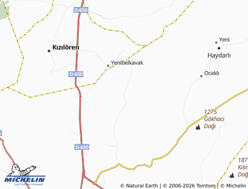 MICHELIN Cumhuriyet Köyü map - ViaMichelin