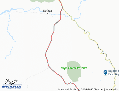 MICHELIN Wuro Dindi map - ViaMichelin