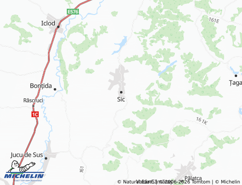 Mapa MICHELIN Sic - ViaMichelin