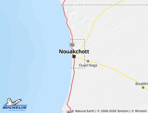 Mapa MICHELIN Nouakchott - ViaMichelin