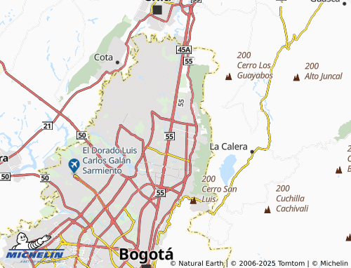 MICHELIN Estrella del Norte map - ViaMichelin