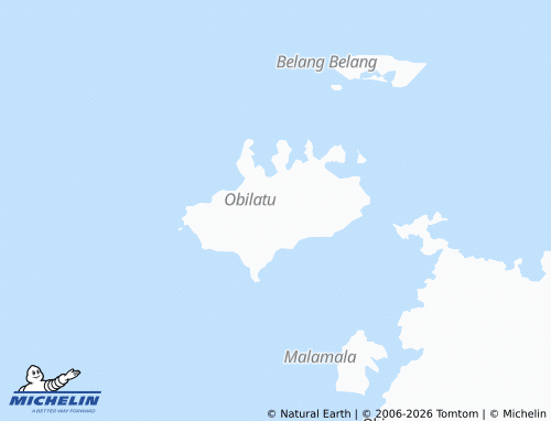 MICHELIN Obi Barat map - ViaMichelin