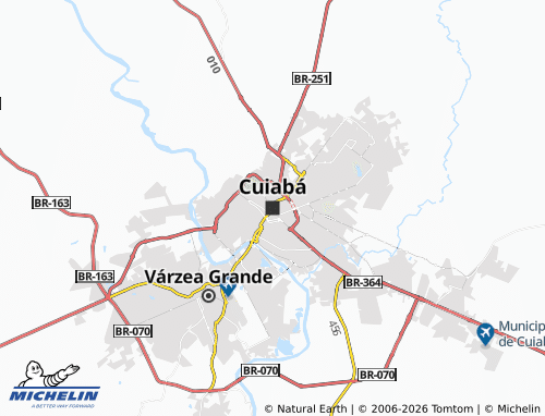 Mapa MICHELIN Cuiabá - ViaMichelin
