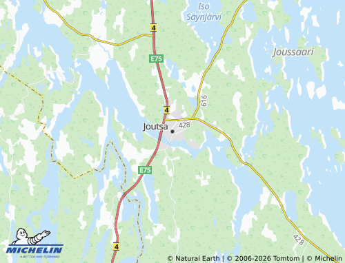MICHELIN Joutsa map - ViaMichelin