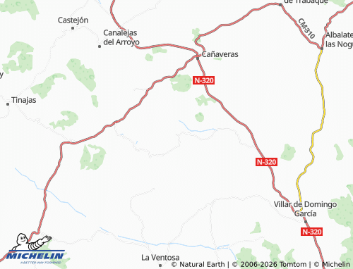 Mapa MICHELIN Olmedilla de Eliz - ViaMichelin